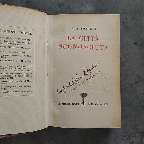 Giuseppe antonio borgese - borgese, la