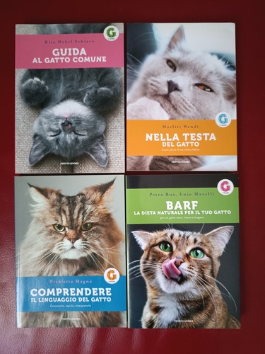 Lotto libri sui gatti - libri,